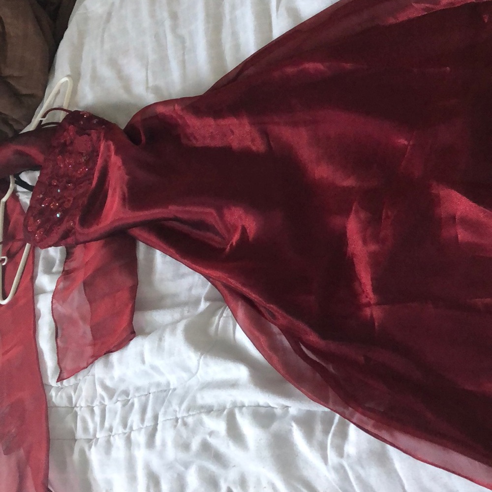 Rebecca USA garnet prom/brides made dress